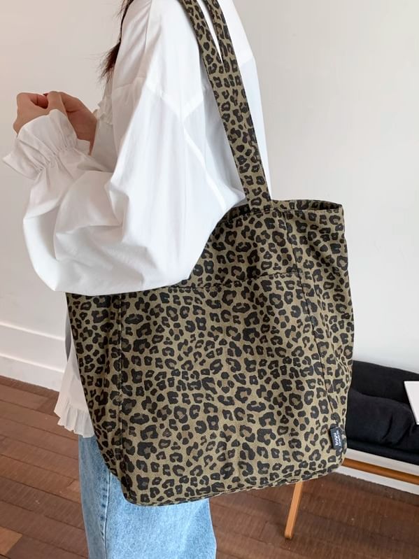 Tote Print Bag Leopard