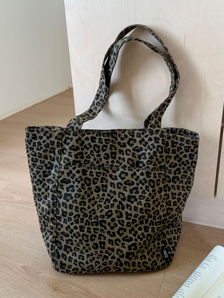 Tote Print Bag Leopard