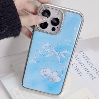 Heart Bow Print Phone Case