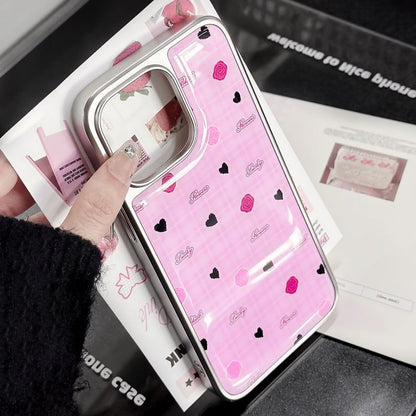 Floral Heart Print Phone Case
