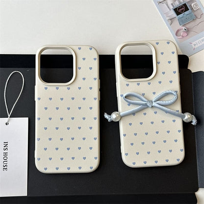 Heart Phone Case / Bow Adhesive Decoration / Set