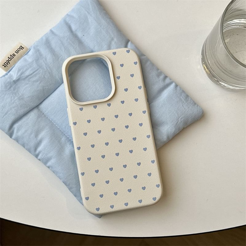 Heart Phone Case / Bow Adhesive Decoration / Set