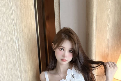 Top Tank Floral Crop Asymmetrical