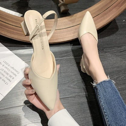 Toe Slingback Pointed Pumps