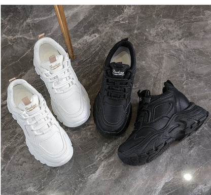 Platform Wedge Panel Sneakers Hidden