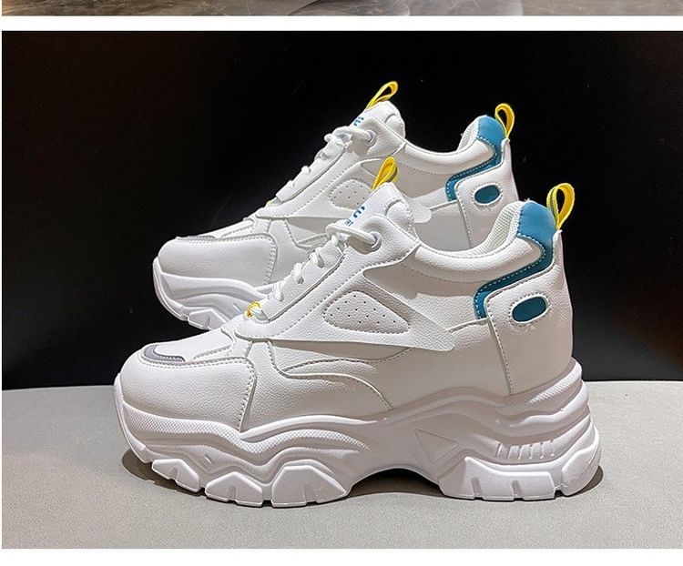 Wedge Sneakers Hidden Panel Platform