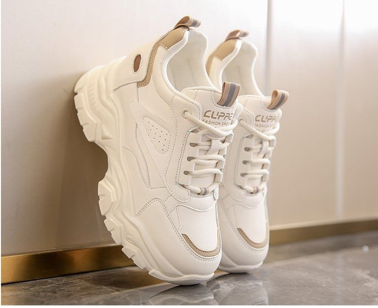 Wedge Sneakers Hidden Panel Platform