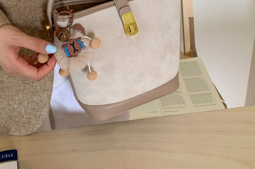 Bag Crossbody Piped Leather Faux