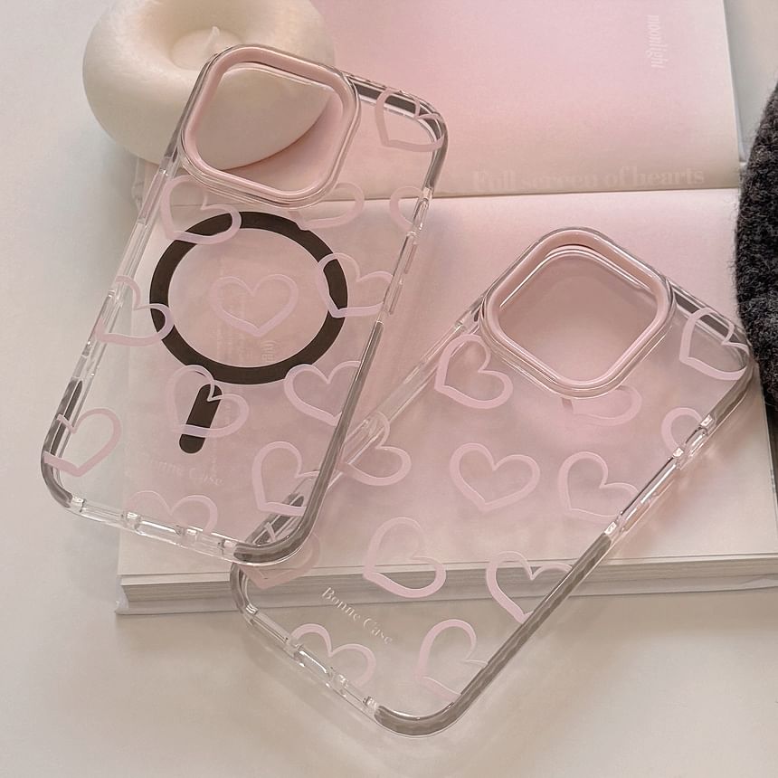 Heart Clear Phone Case