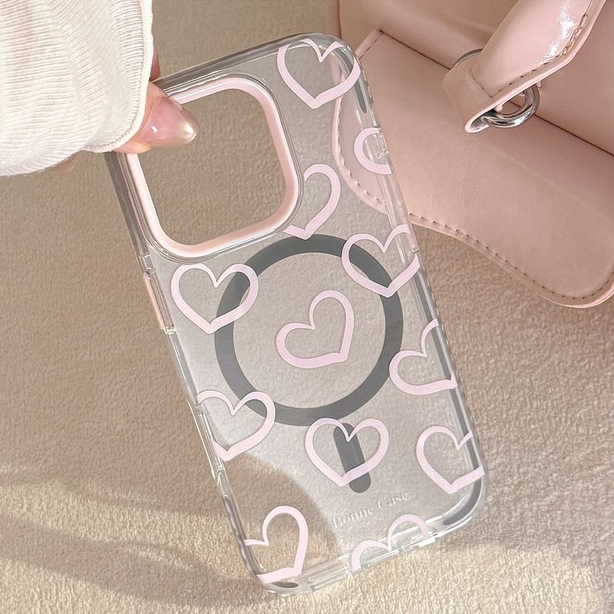Heart Clear Phone Case