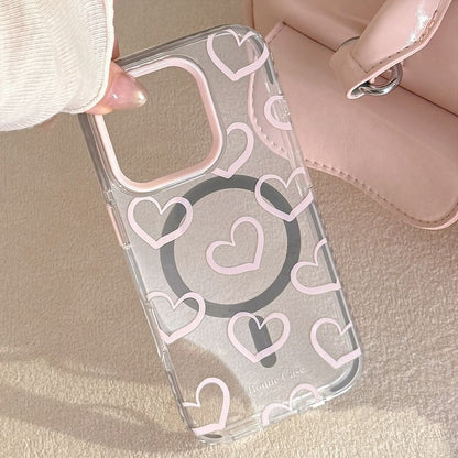 Heart Clear Phone Case