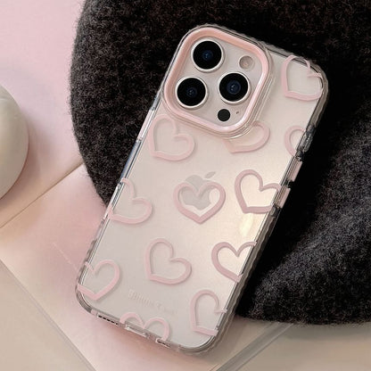 Heart Clear Phone Case