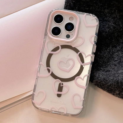 Heart Clear Phone Case