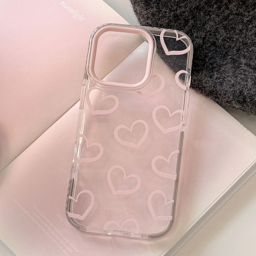Heart Clear Phone Case