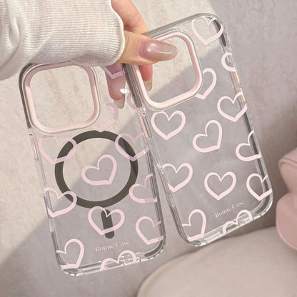 Heart Clear Phone Case