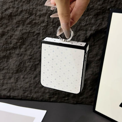 Patterned Ring Stand Samsung Galaxy Z Flip Phone Case