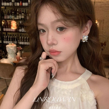 Earring Acrylic Alloy Stud Floral