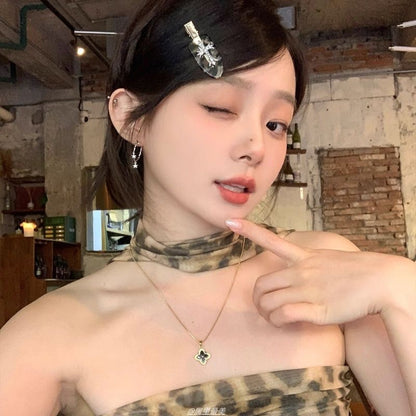 Alloy Earring Star Hoop