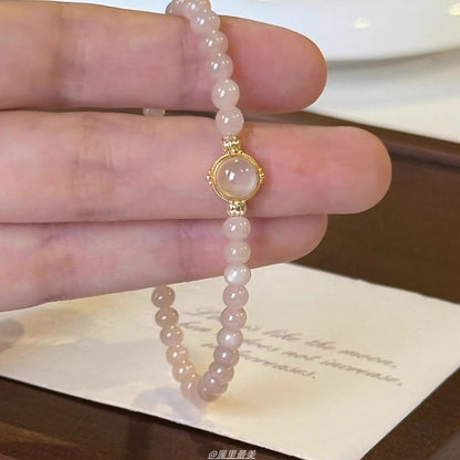 Gemstone Moonstone Bracelet Bead Faux