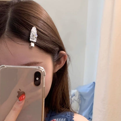 of Rhinestone 2: / Clip Cherry Set Hair Alloy Bow