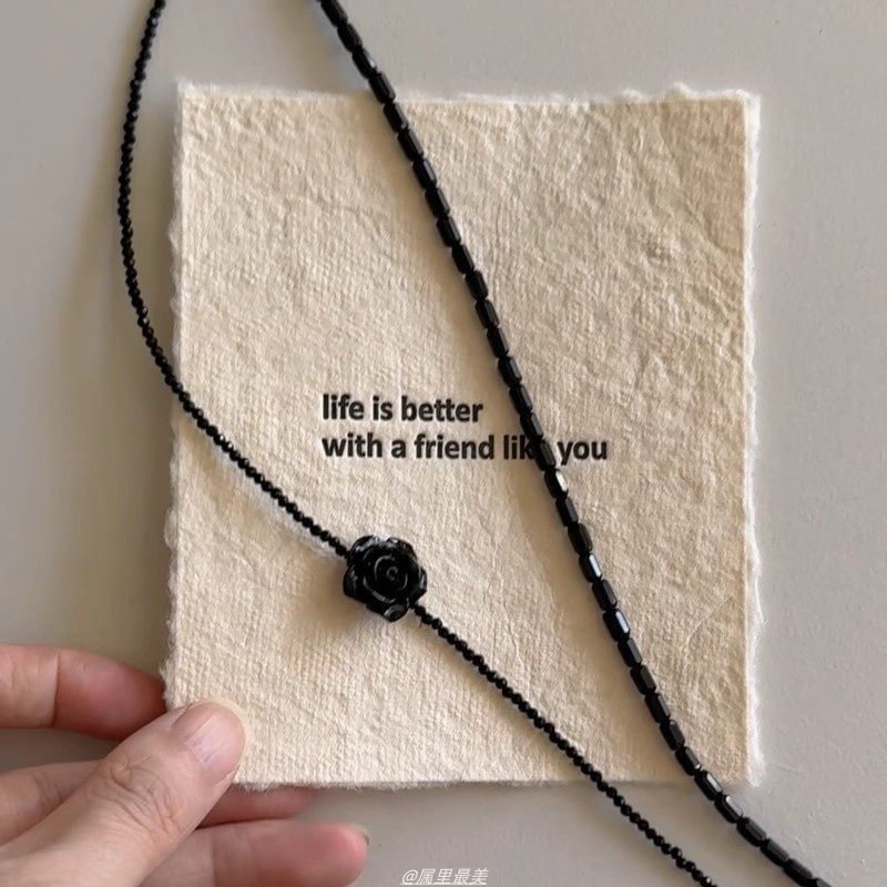 Faux Gemstone Choker Layered Bead