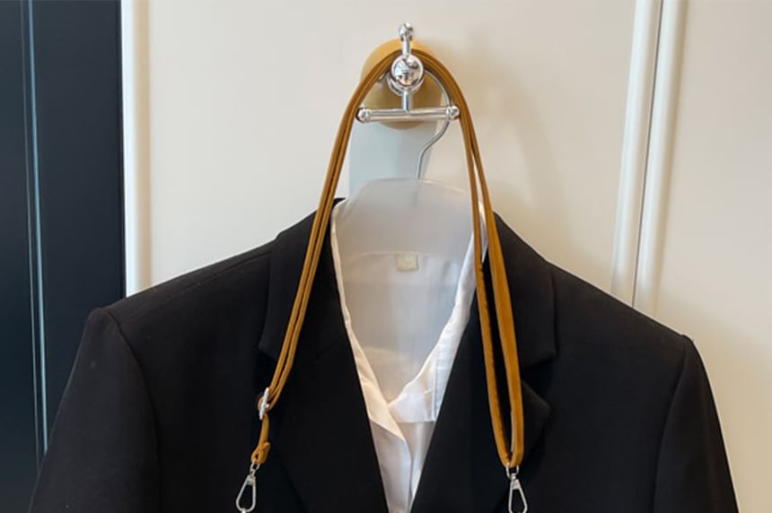 Faux Suede Bag Fringe Crossbody Saddle