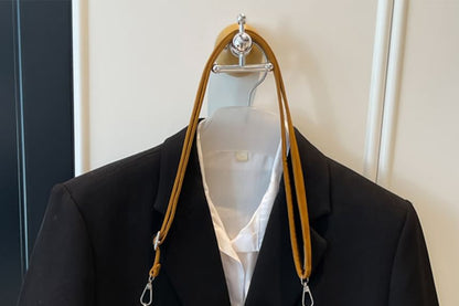 Faux Suede Bag Fringe Crossbody Saddle