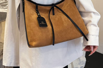 Shoulder Faux Crossbody Bag Suede