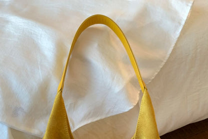 With Faux Pouch Suede Bag Tote