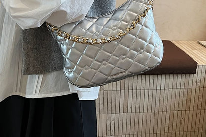 Bag Crossbody Quilted Chain