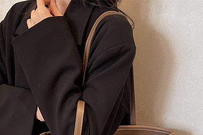 Faux Tote Bag Leather