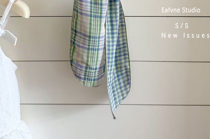 Scarf Plaid Reversible