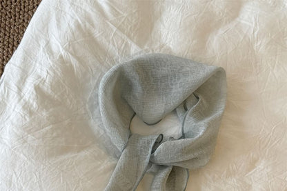 Sheer Floral Scarf Jacquard