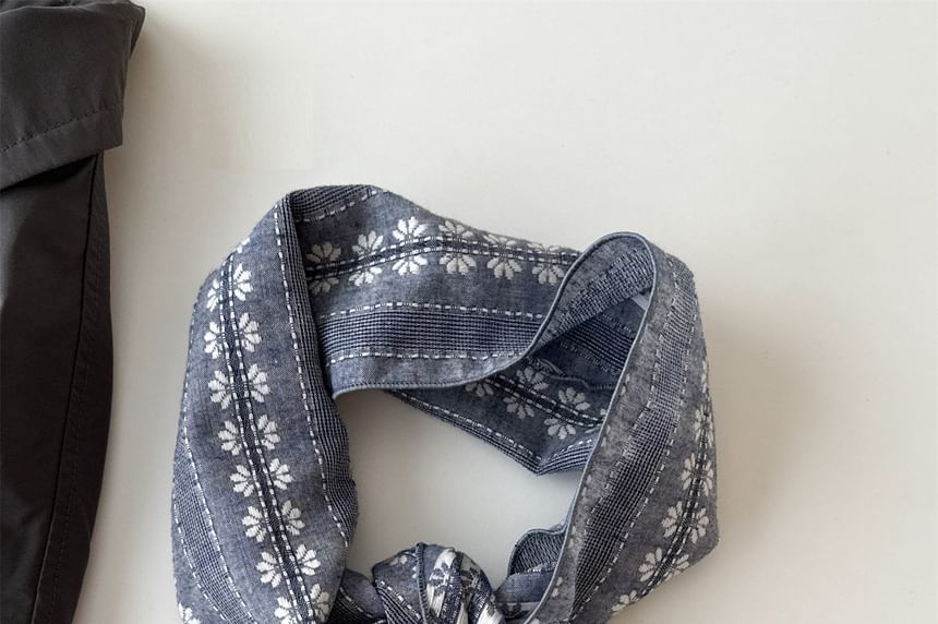 Print Floral Headkerchief