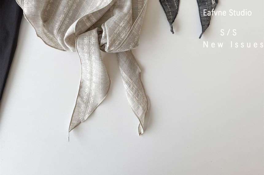 Print Floral Headkerchief