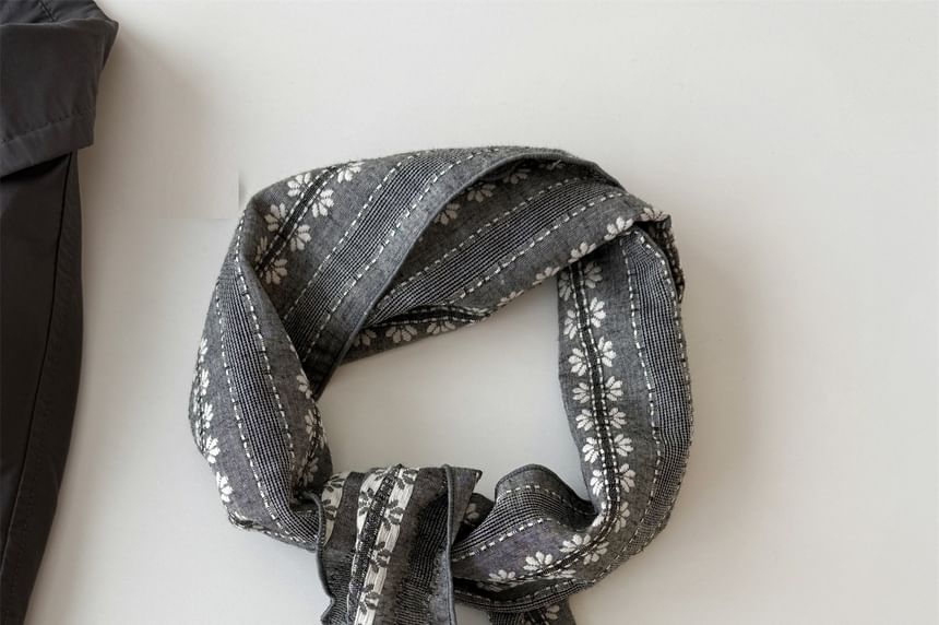 Print Floral Headkerchief