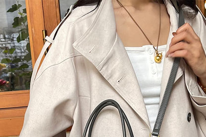 Handle Top Plain With Faux Crossbody Pouch Bag Suede