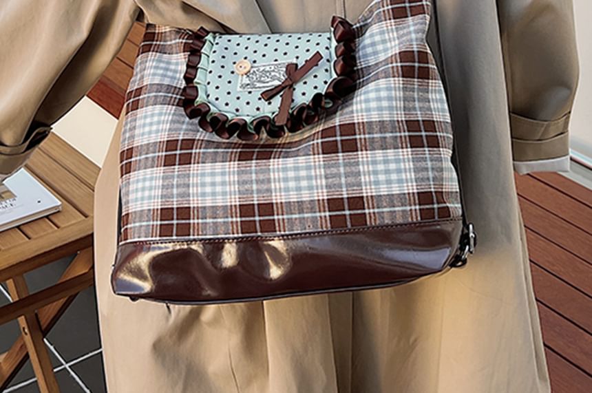 Accent Crossbody Bow Bag Patterned