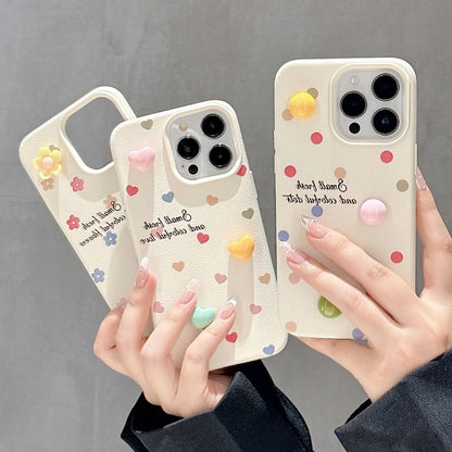 Floral / Heart / Bead Phone Case