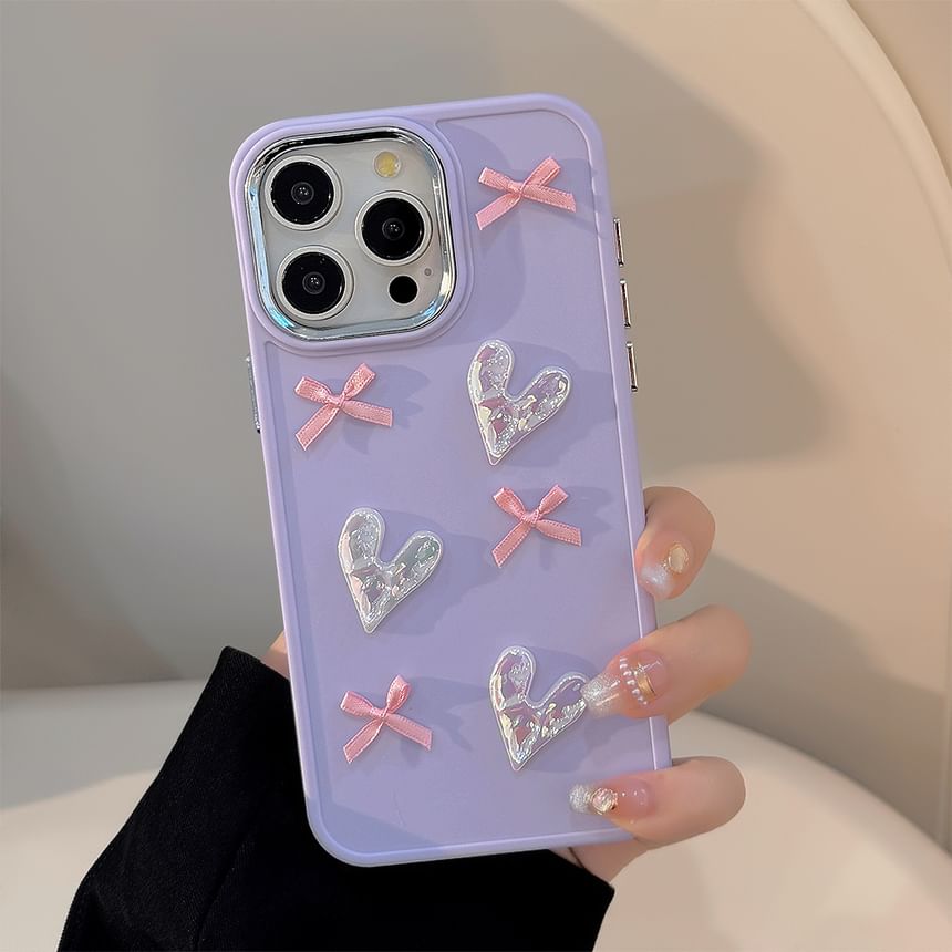 Heart Ribbon Phone Case