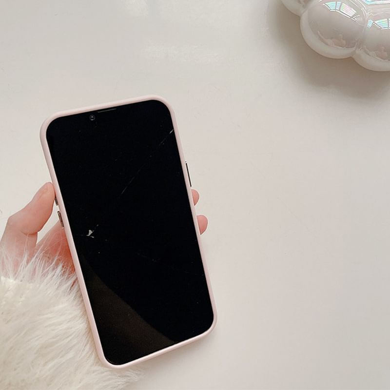 Irregular Heart Ribbon Phone Case