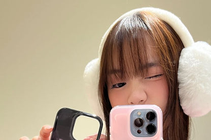 Plain Magnetic (Compatible with MagSafe) Phone Case / Heart Stand / Set