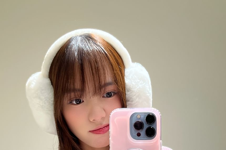 Plain Magnetic (Compatible with MagSafe) Phone Case / Heart Stand / Set