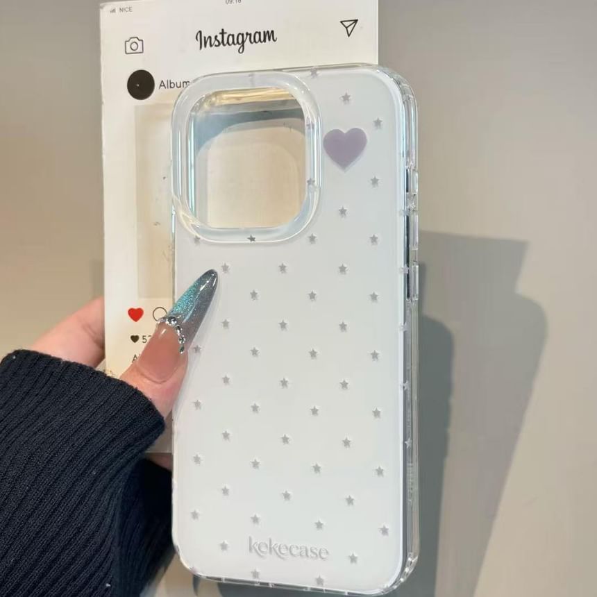 Star Heart Phone Case