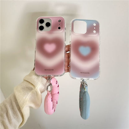 Heart Gradient Phone Case / Strap / Set