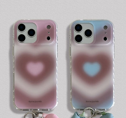 Heart Gradient Phone Case / Strap / Set
