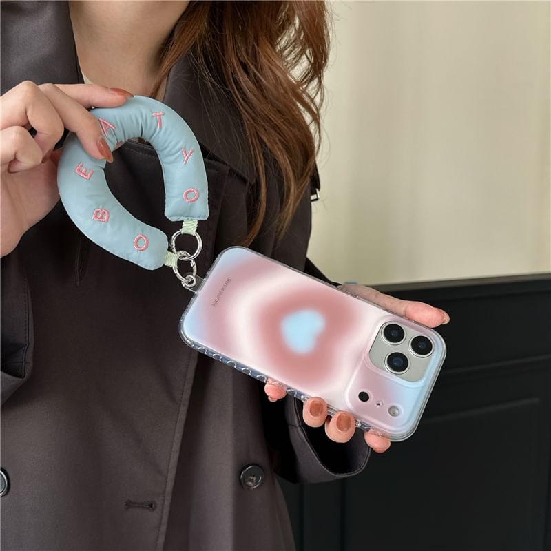 Heart Gradient Phone Case / Strap / Set
