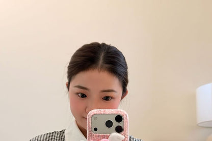 Flying Heart Flannel Phone Case / Strap / Set