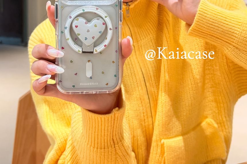 Heart Magnetic (Compatible with MagSafe) Phone Case / Stand / Set
