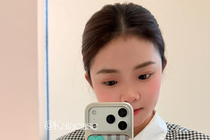 Heart Plaid Phone Case